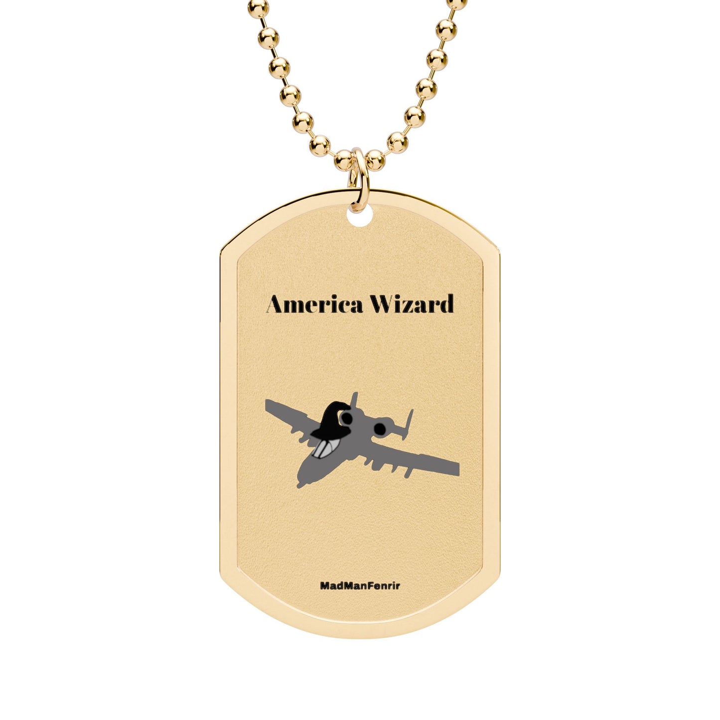 America Wizard Warthogius Tag with Chain