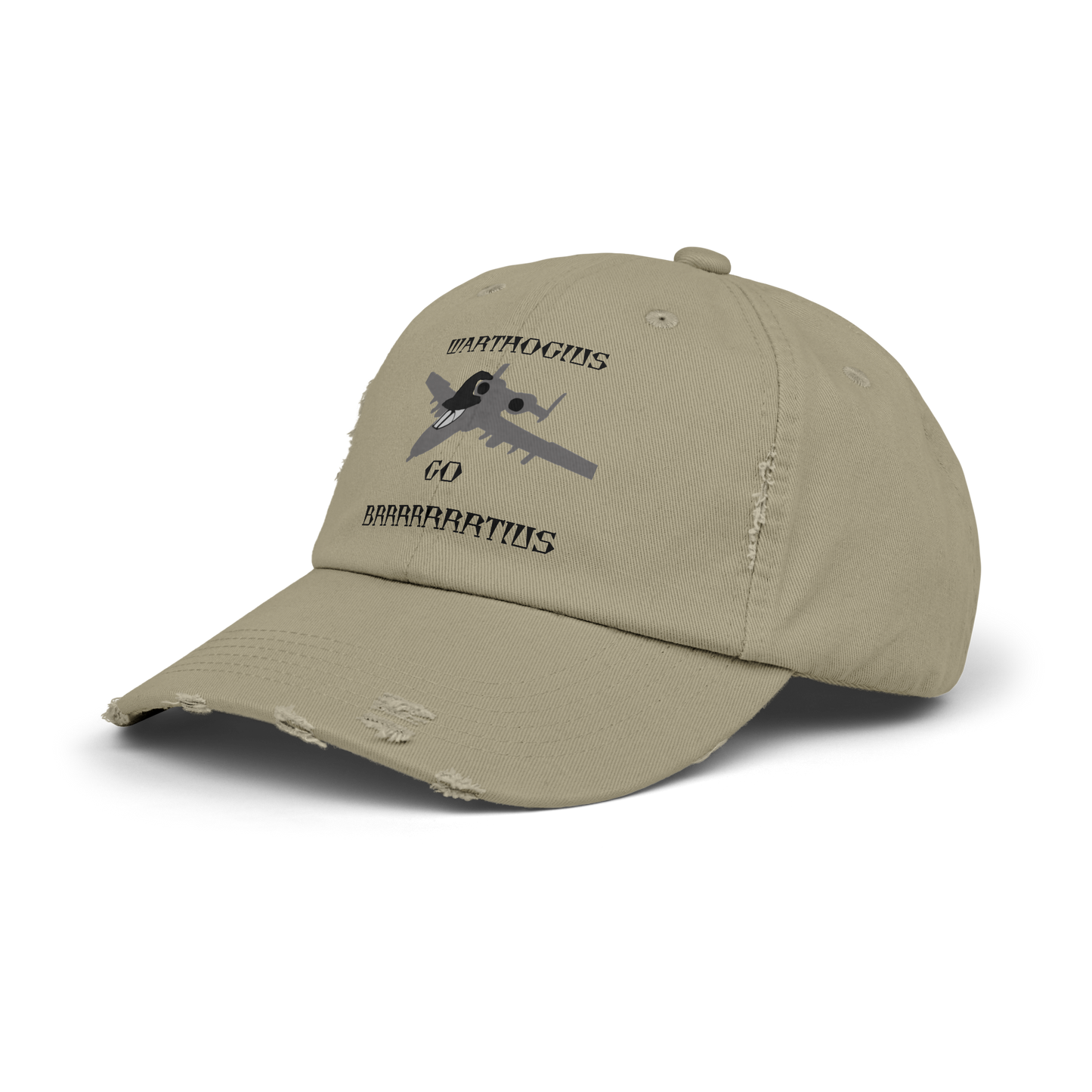 WARTHOGIUS GO BRRRRRRR Vintage Cap Hat