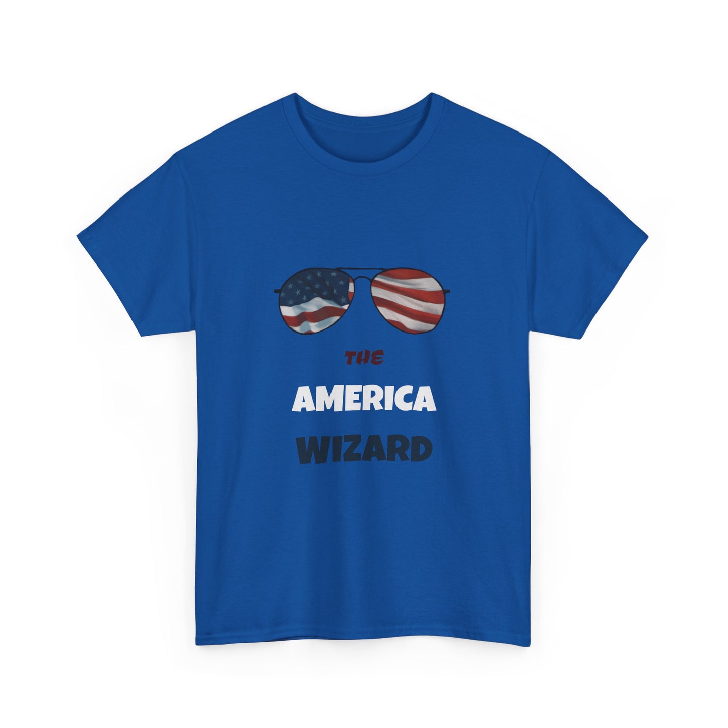 The America Wizard Glasses & Flag T-Shirt
