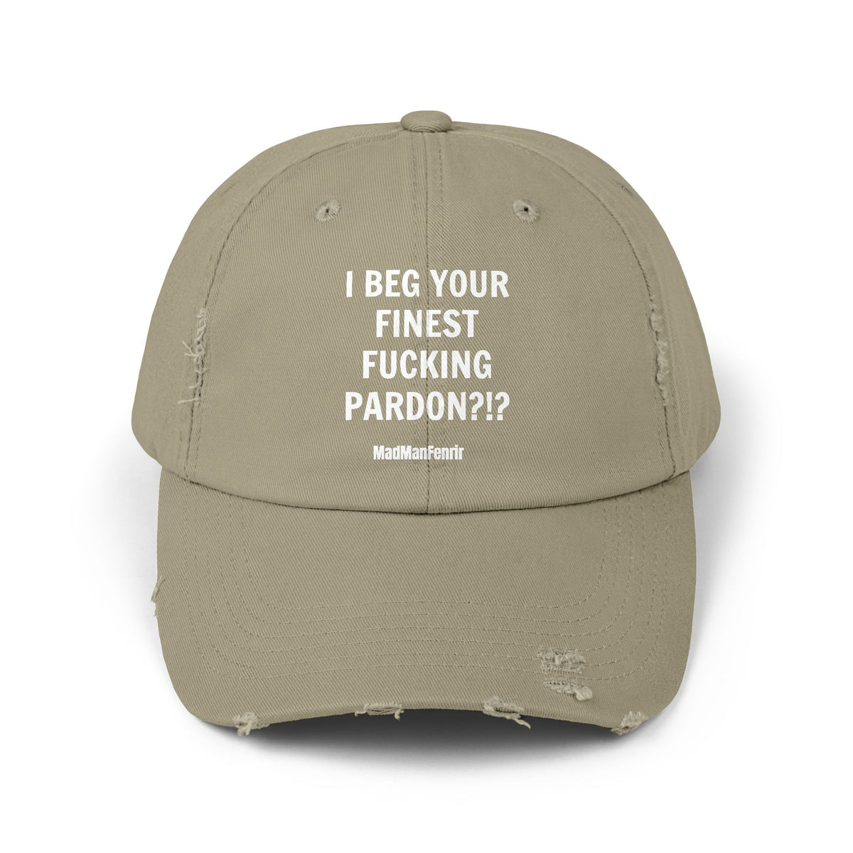 I BEG YOUR FINEST FUCKING PARDON?!? Vintage Cap Hat