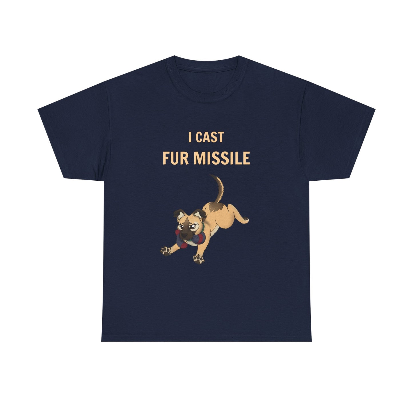 CAST FUR MISSILE Cotton T Shirt