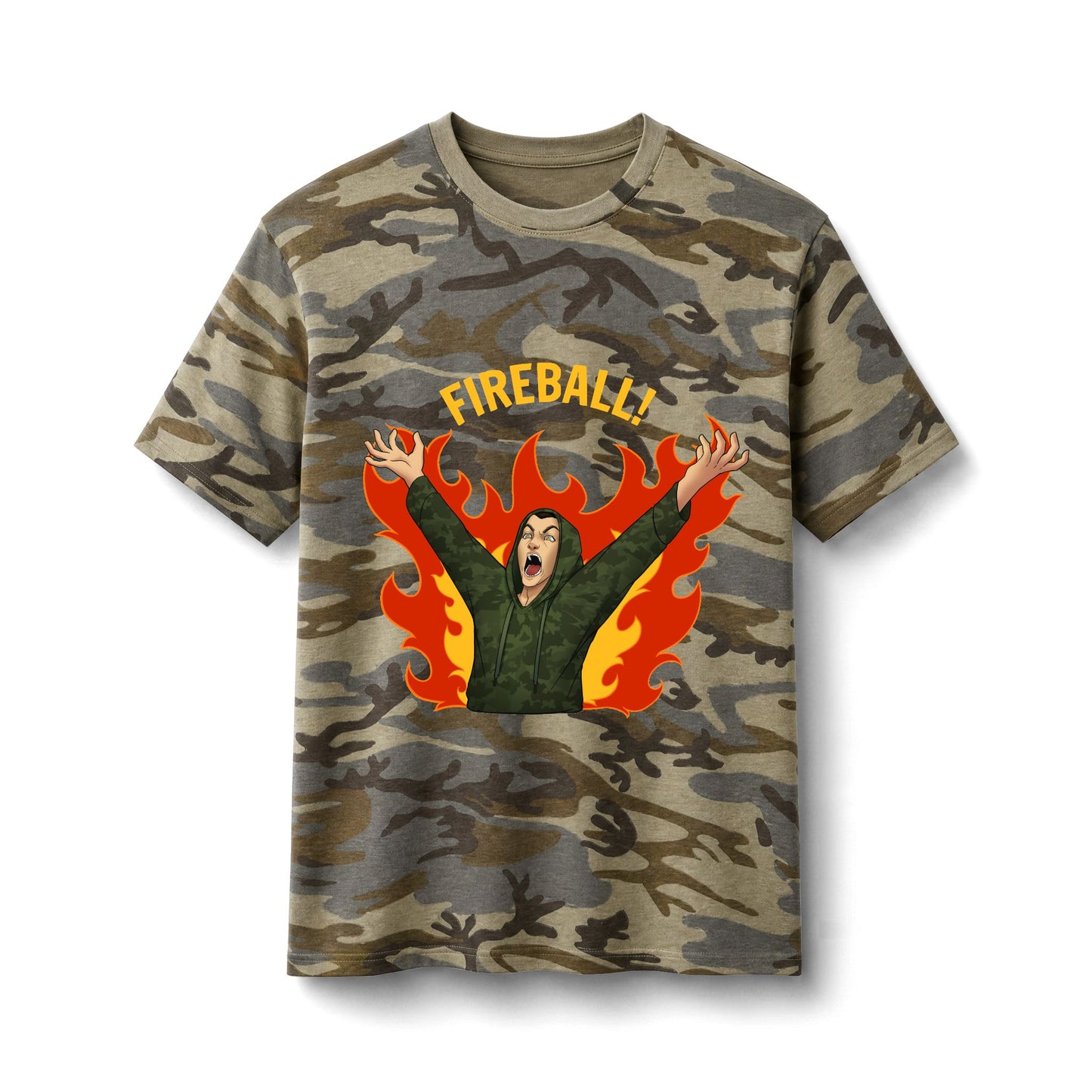 Tholdren's FIREBALL Cotton Camo Tee