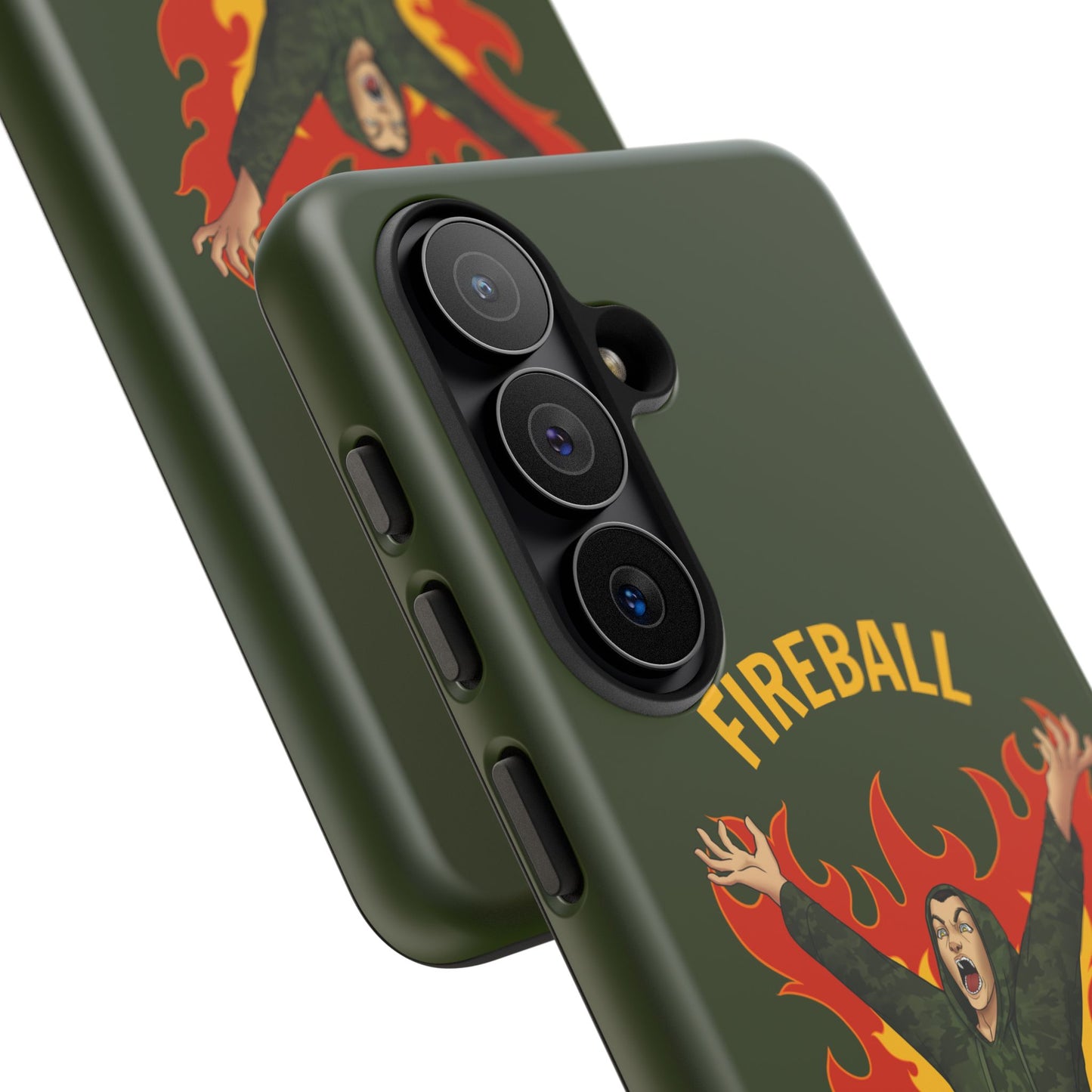 Tholdren Fireball iPhone or Galaxy Tough Phone Case