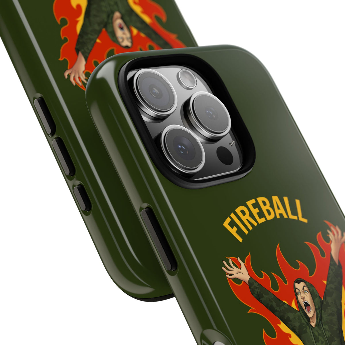 Tholdren Fireball iPhone or Galaxy Tough Phone Case