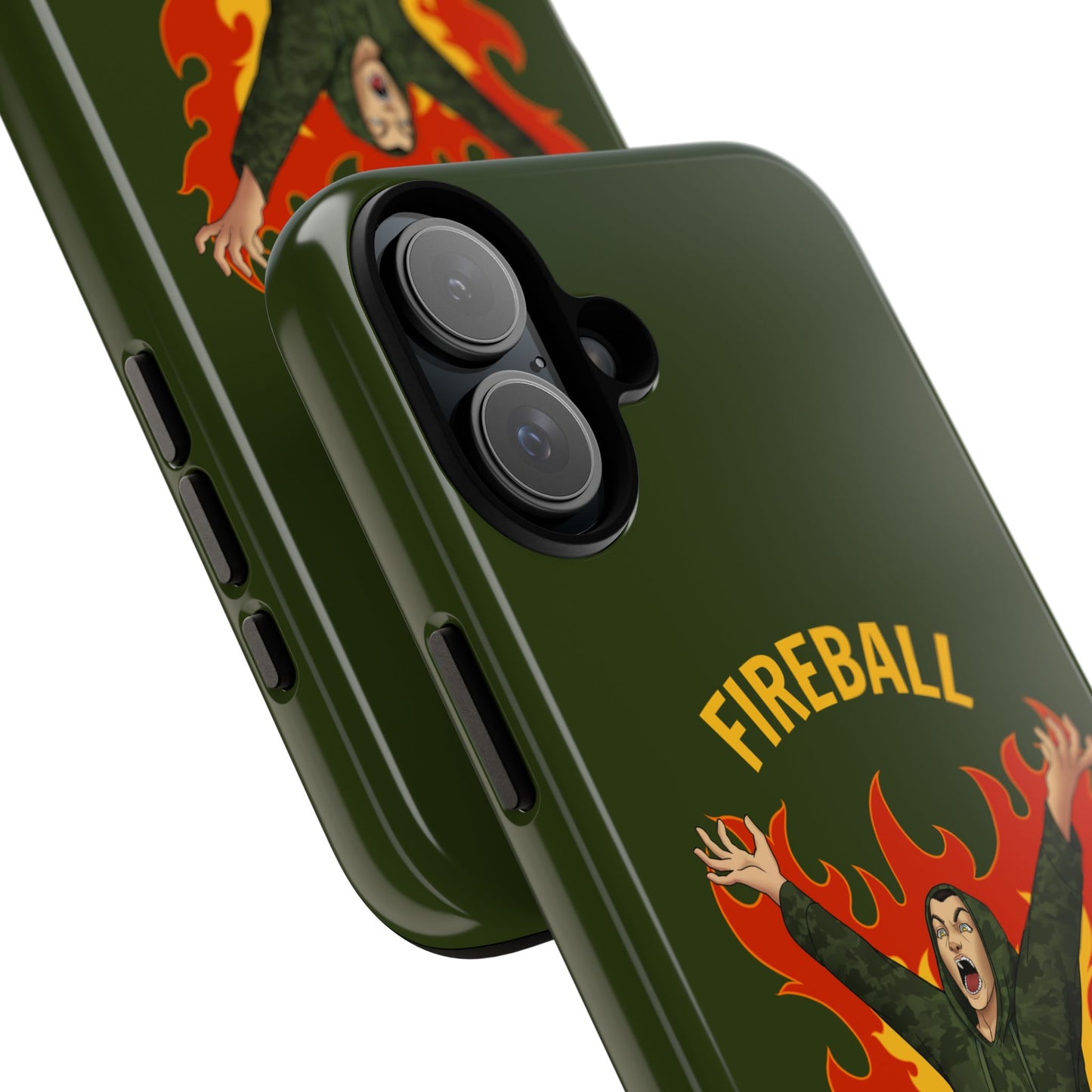 Tholdren Fireball iPhone or Galaxy Tough Phone Case