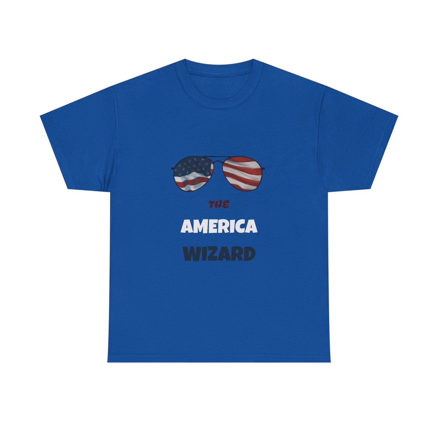 The America Wizard Glasses & Flag T-Shirt