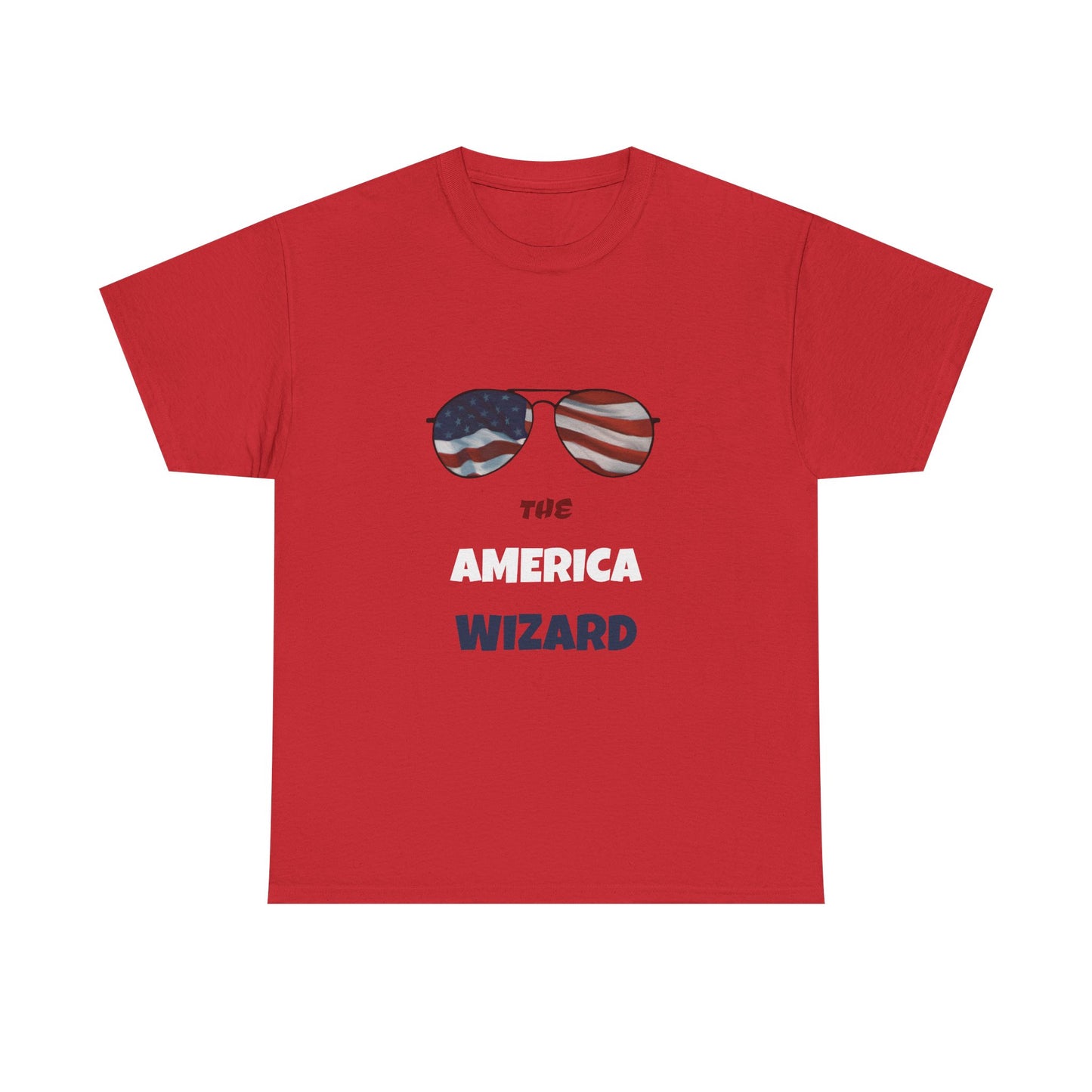 The America Wizard Glasses & Flag T-Shirt