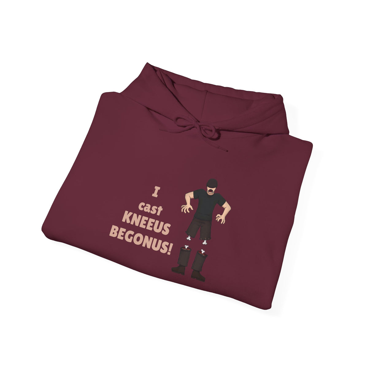 Kneeus Begonus Hooded Sweatshirt