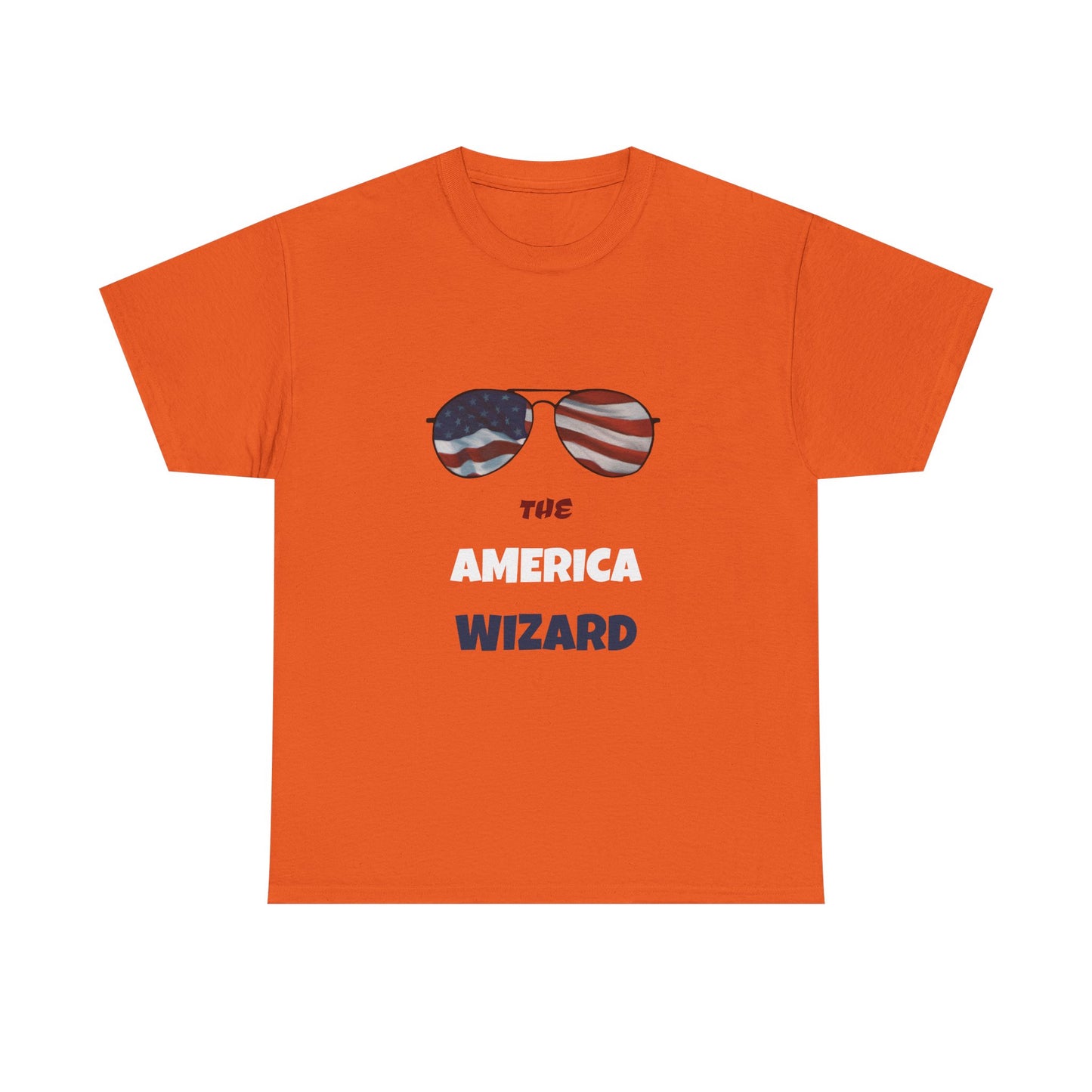 The America Wizard Glasses & Flag T-Shirt