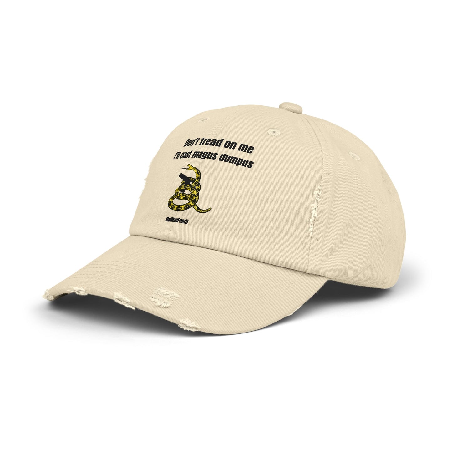 DON'T TREAD ON ME I'LL CAST MAGUS DUMPUS Vintage Cap Hat