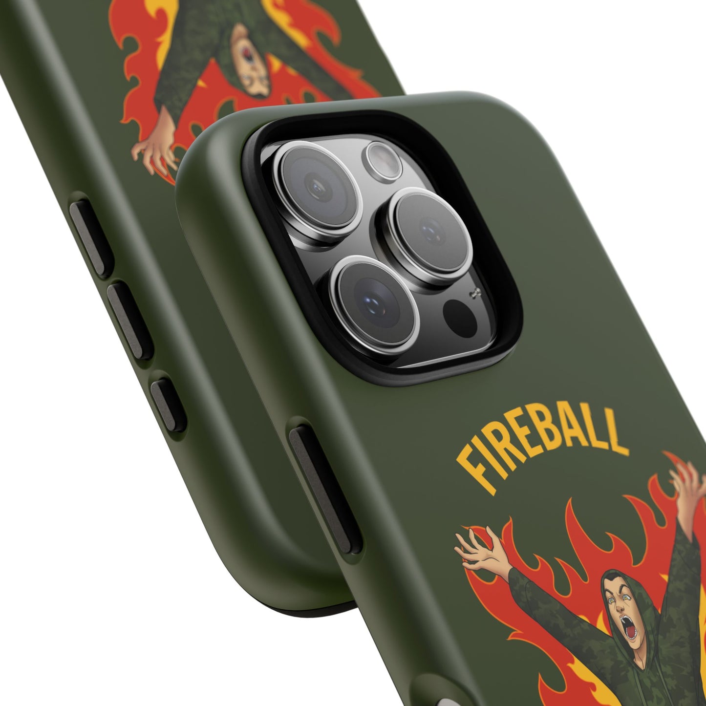 Tholdren Fireball iPhone or Galaxy Tough Phone Case