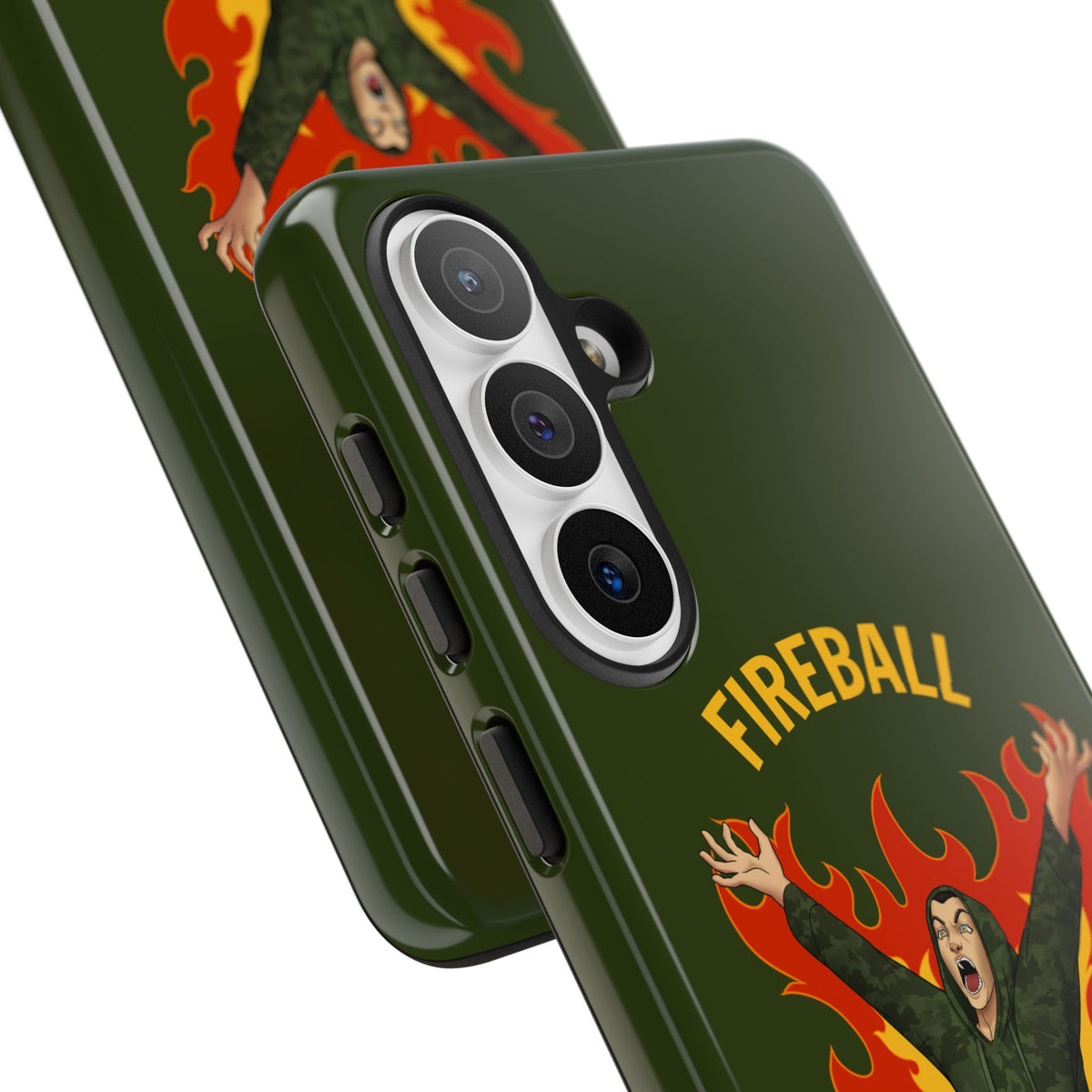 Tholdren Fireball iPhone or Galaxy Tough Phone Case