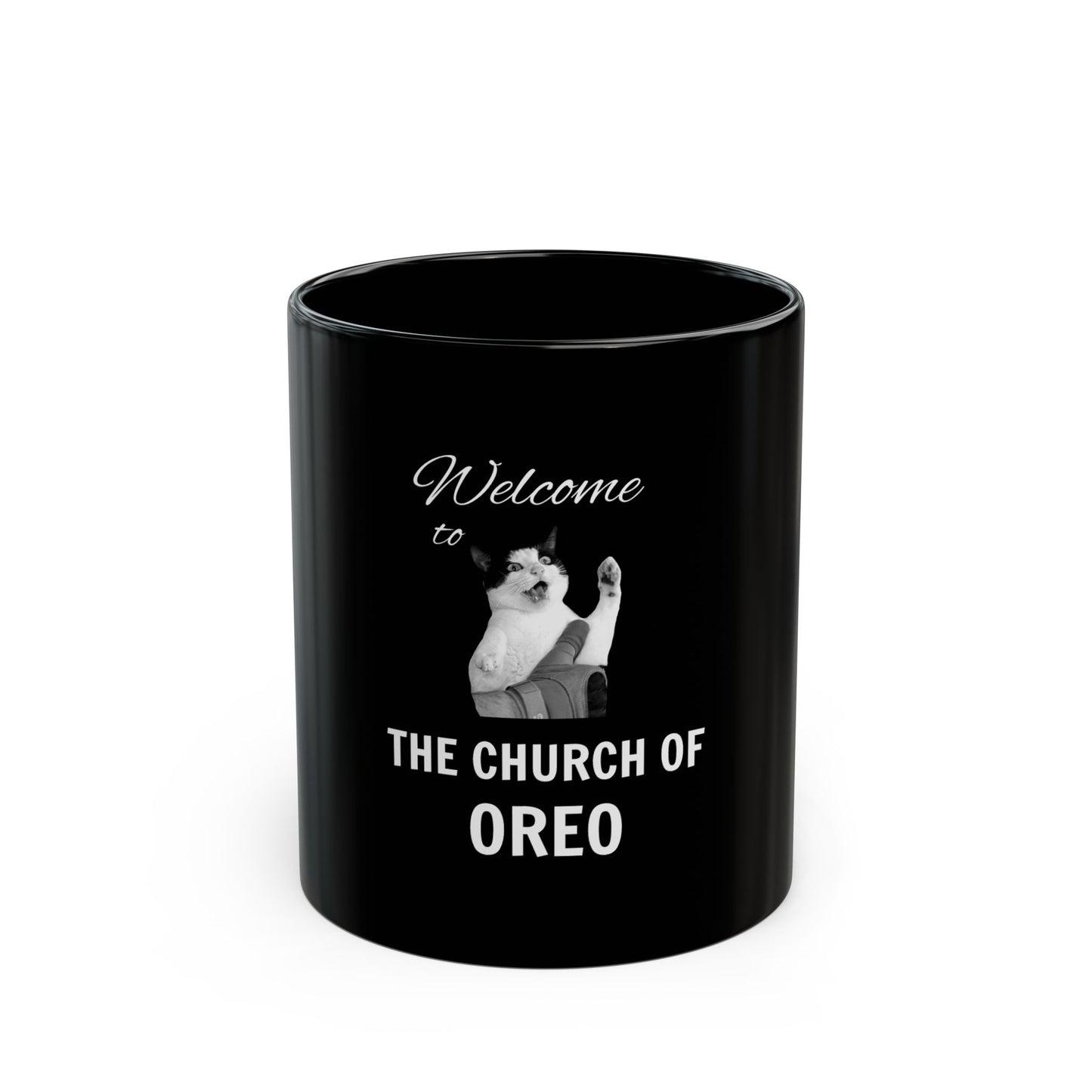 Welcome to the Church of Oreo Mug