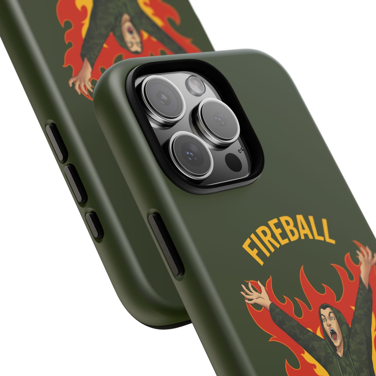 Tholdren Fireball iPhone or Galaxy Tough Phone Case