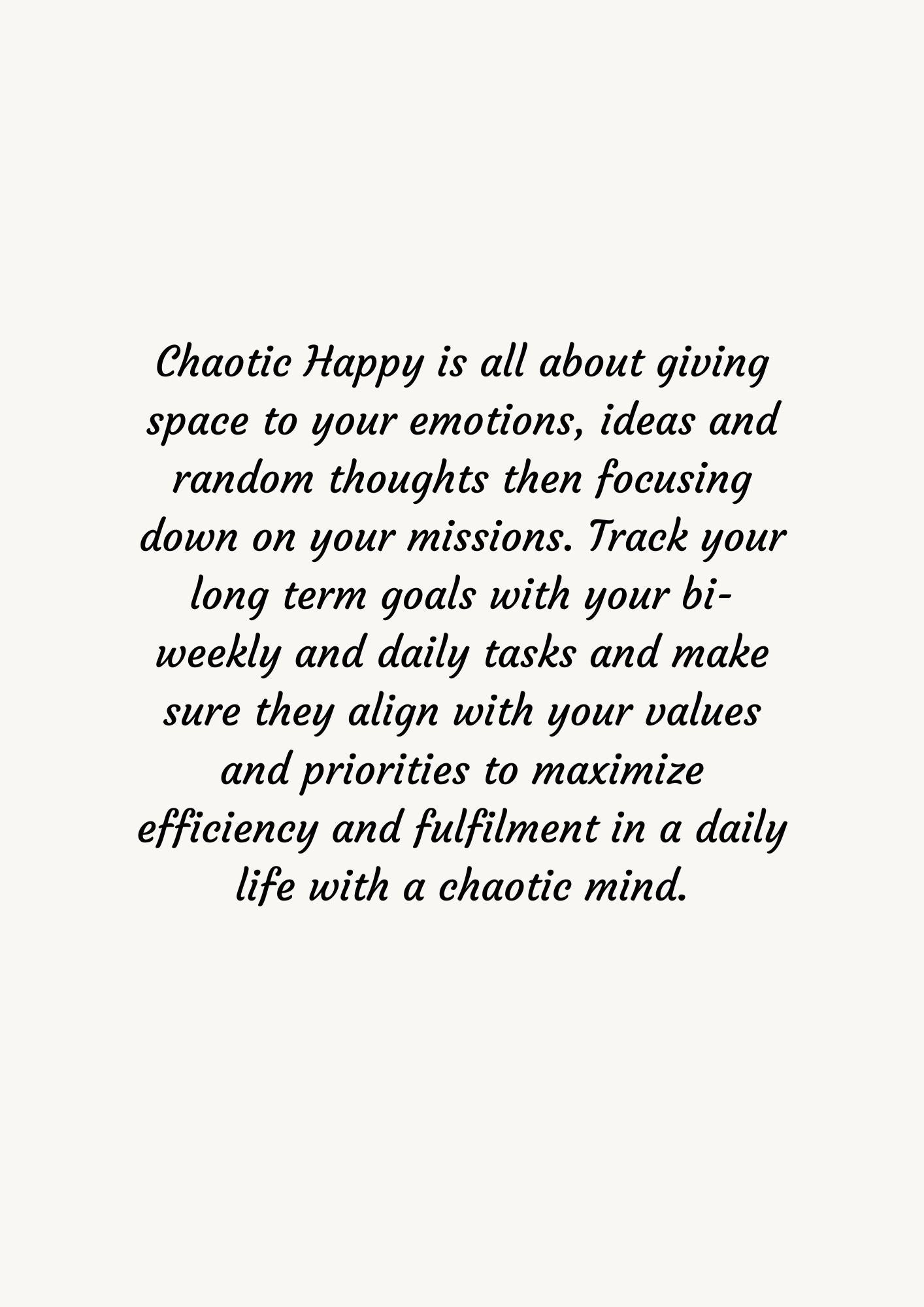 Chaotic Happy - Template by Emmanuelle