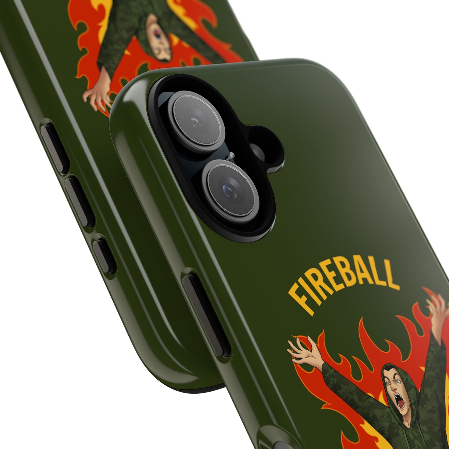 Tholdren Fireball iPhone or Galaxy Tough Phone Case