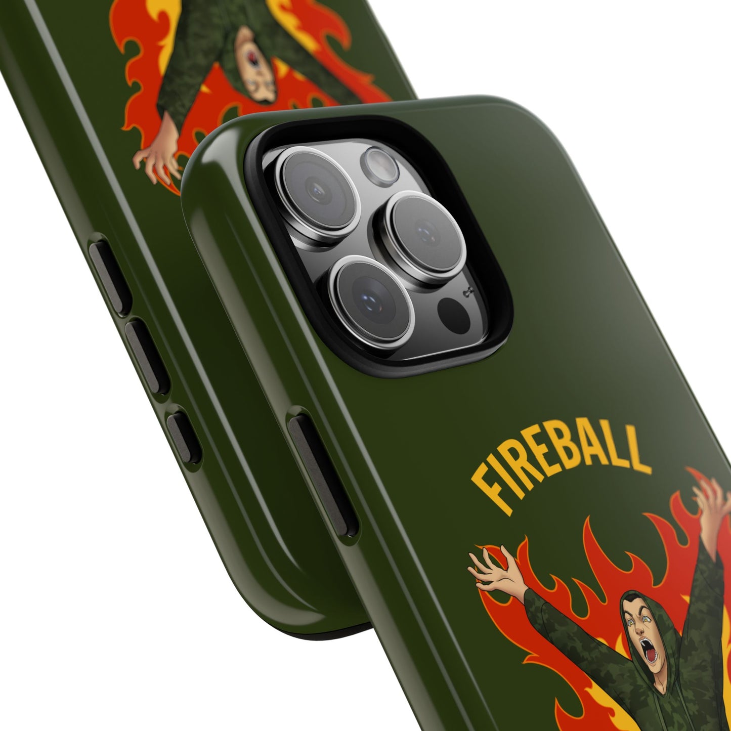 Tholdren Fireball iPhone or Galaxy Tough Phone Case