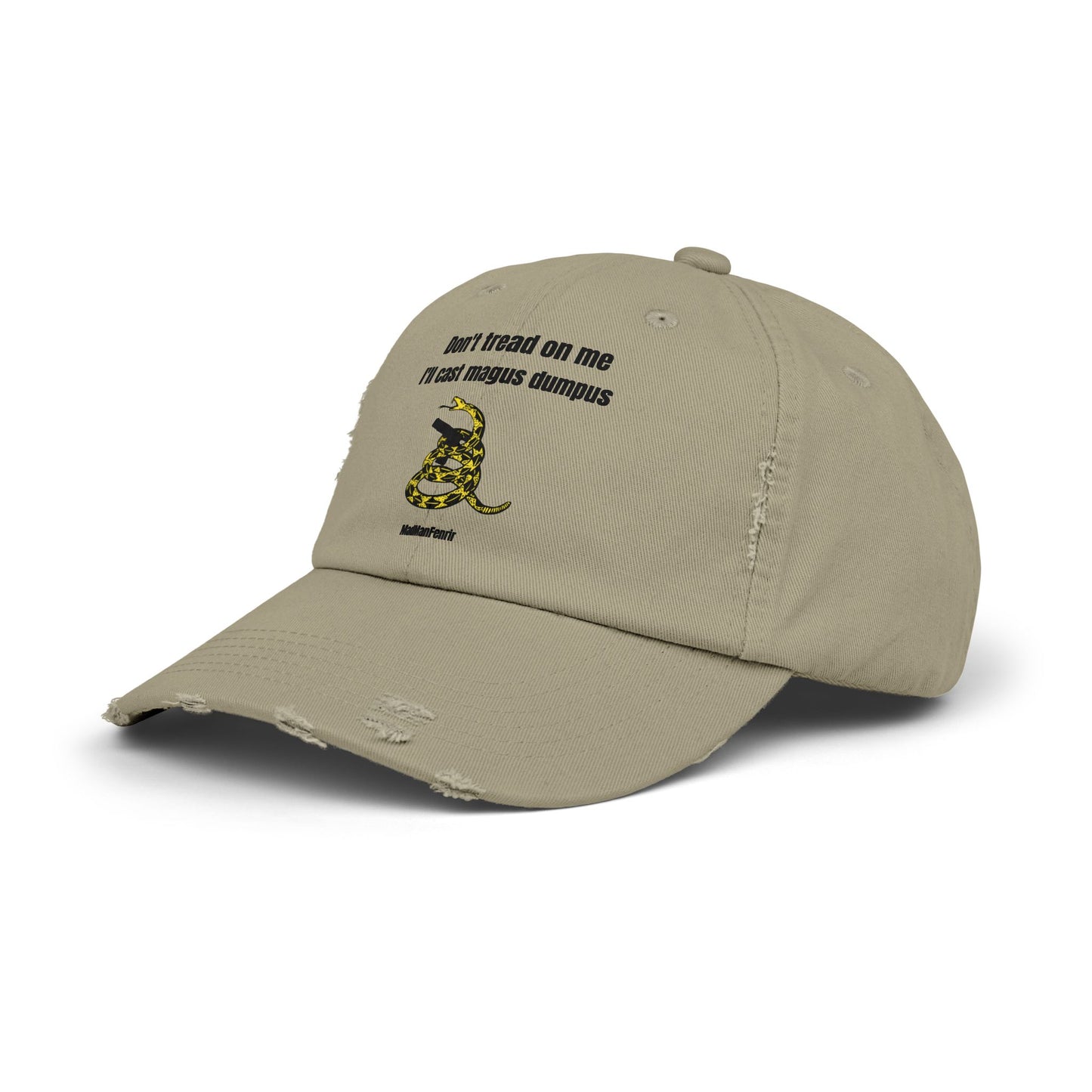 DON'T TREAD ON ME I'LL CAST MAGUS DUMPUS Vintage Cap Hat