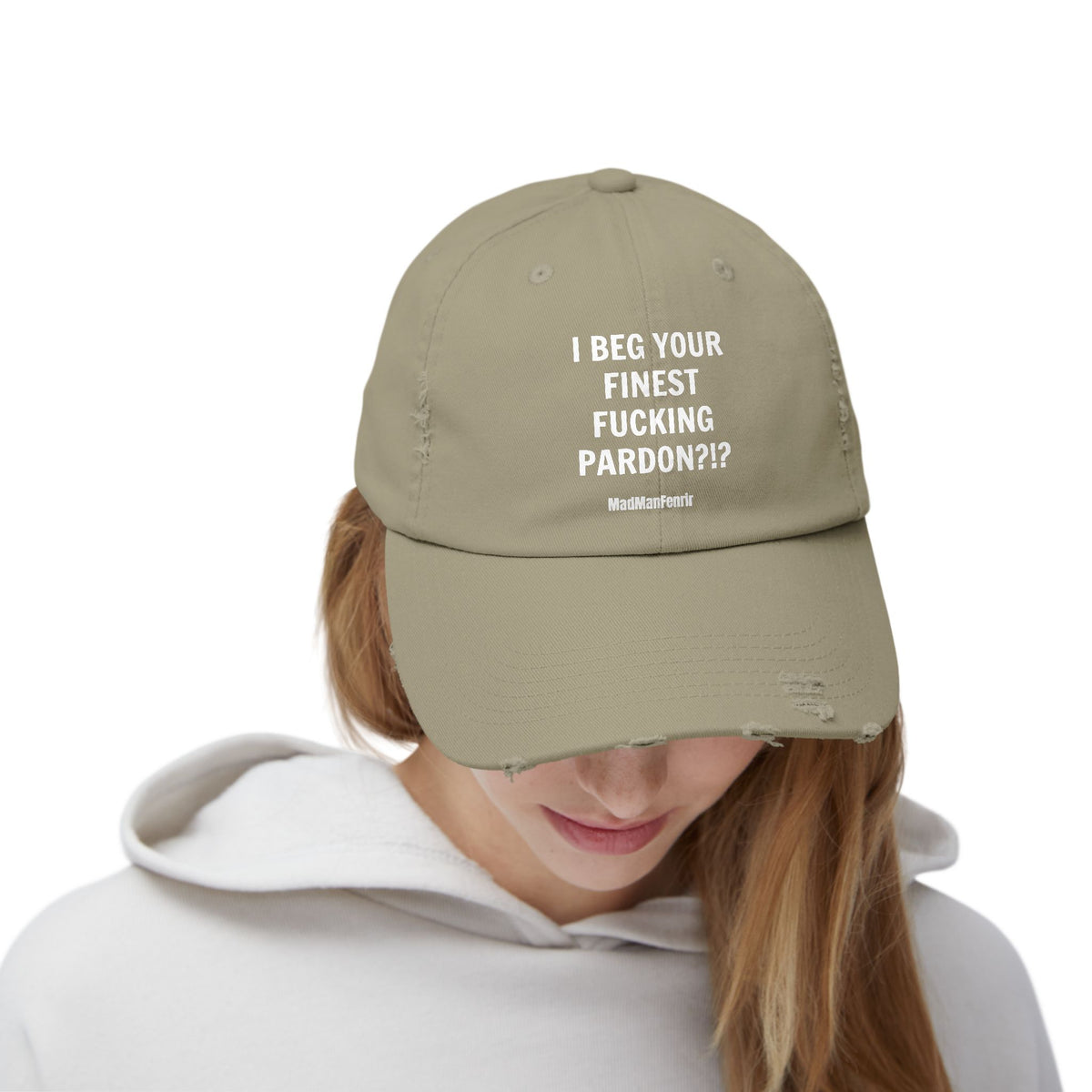 I BEG YOUR FINEST FUCKING PARDON?!? Vintage Cap Hat