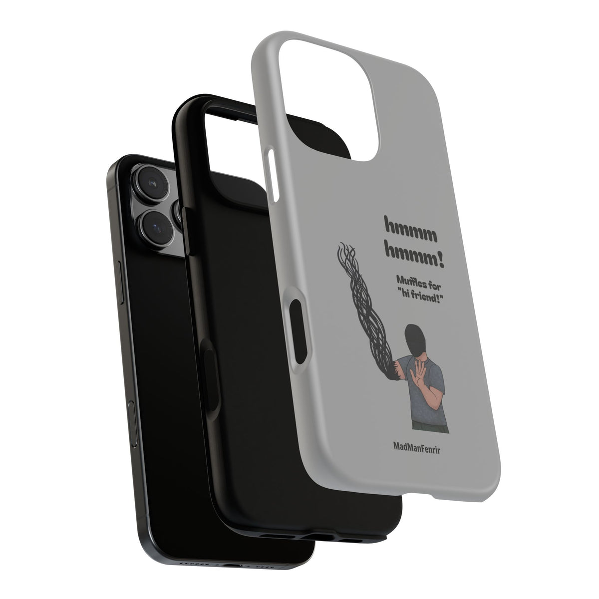 Muffles & The Mimic iPhone or Galaxy Tough Phone Case