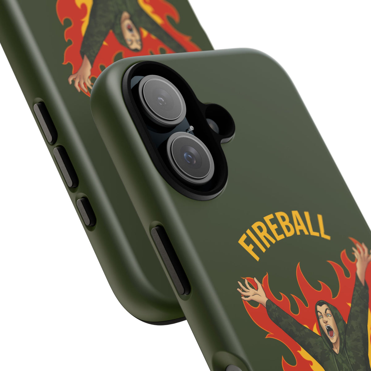 Tholdren Fireball iPhone or Galaxy Tough Phone Case