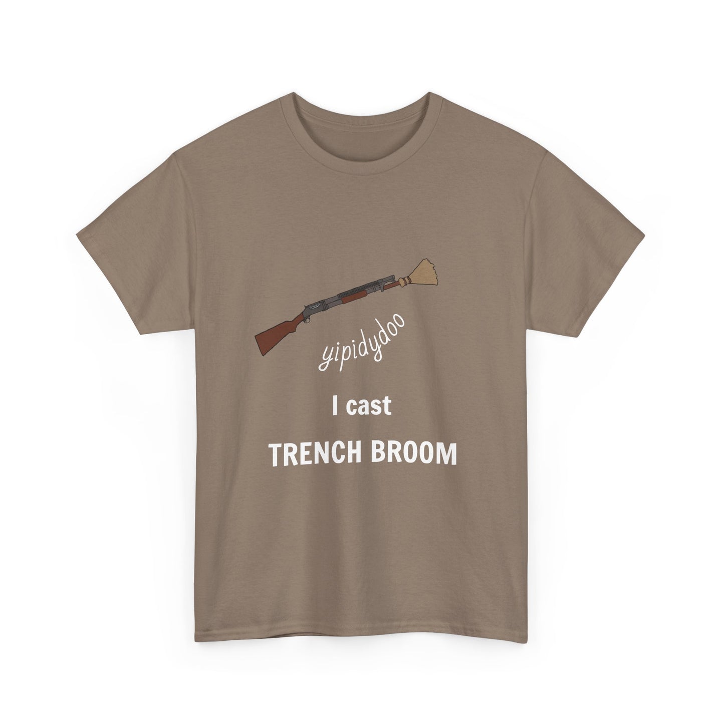 yipidydoo I CAST TRENCH BROOM T-Shirt