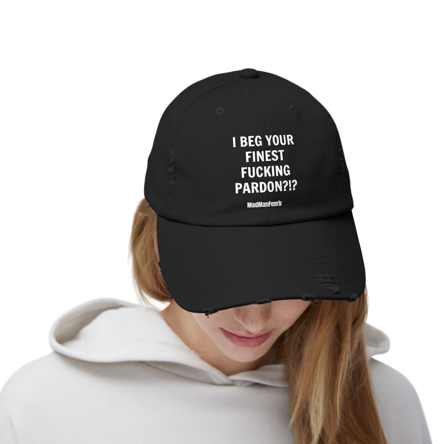 I BEG YOUR FINEST FUCKING PARDON?!? Vintage Cap Hat