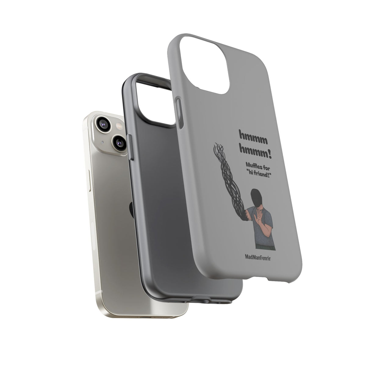 Muffles & The Mimic iPhone or Galaxy Tough Phone Case