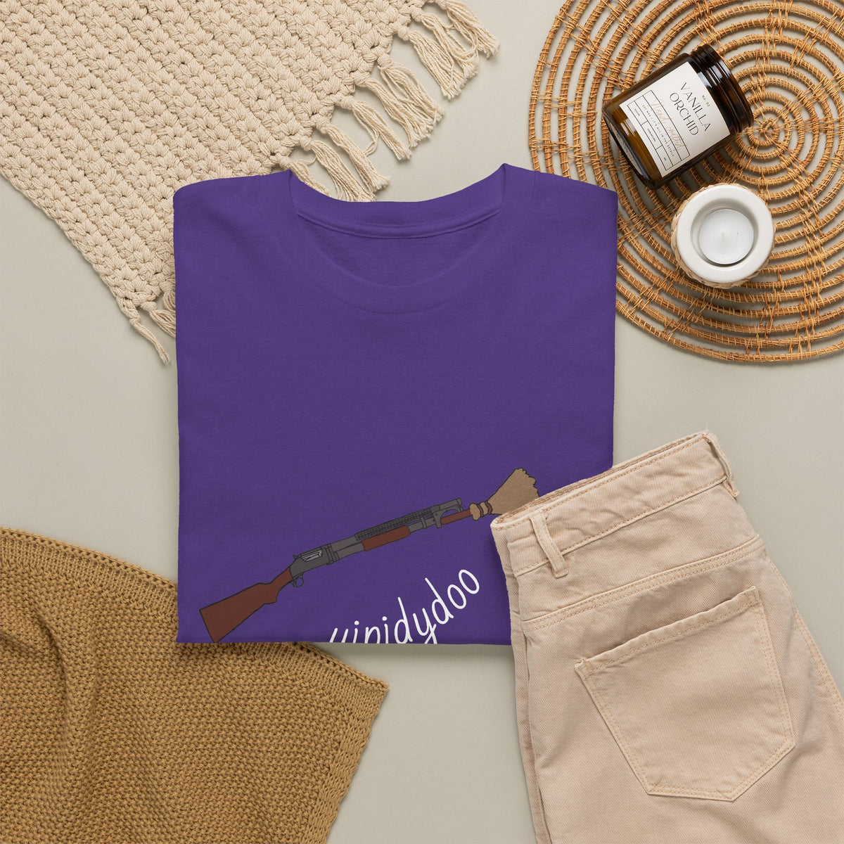 yipidydoo I CAST TRENCH BROOM T-Shirt