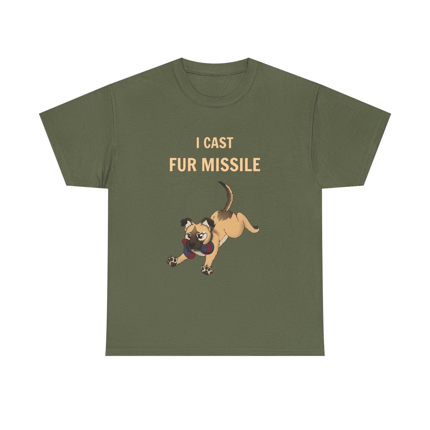 CAST FUR MISSILE Cotton T Shirt