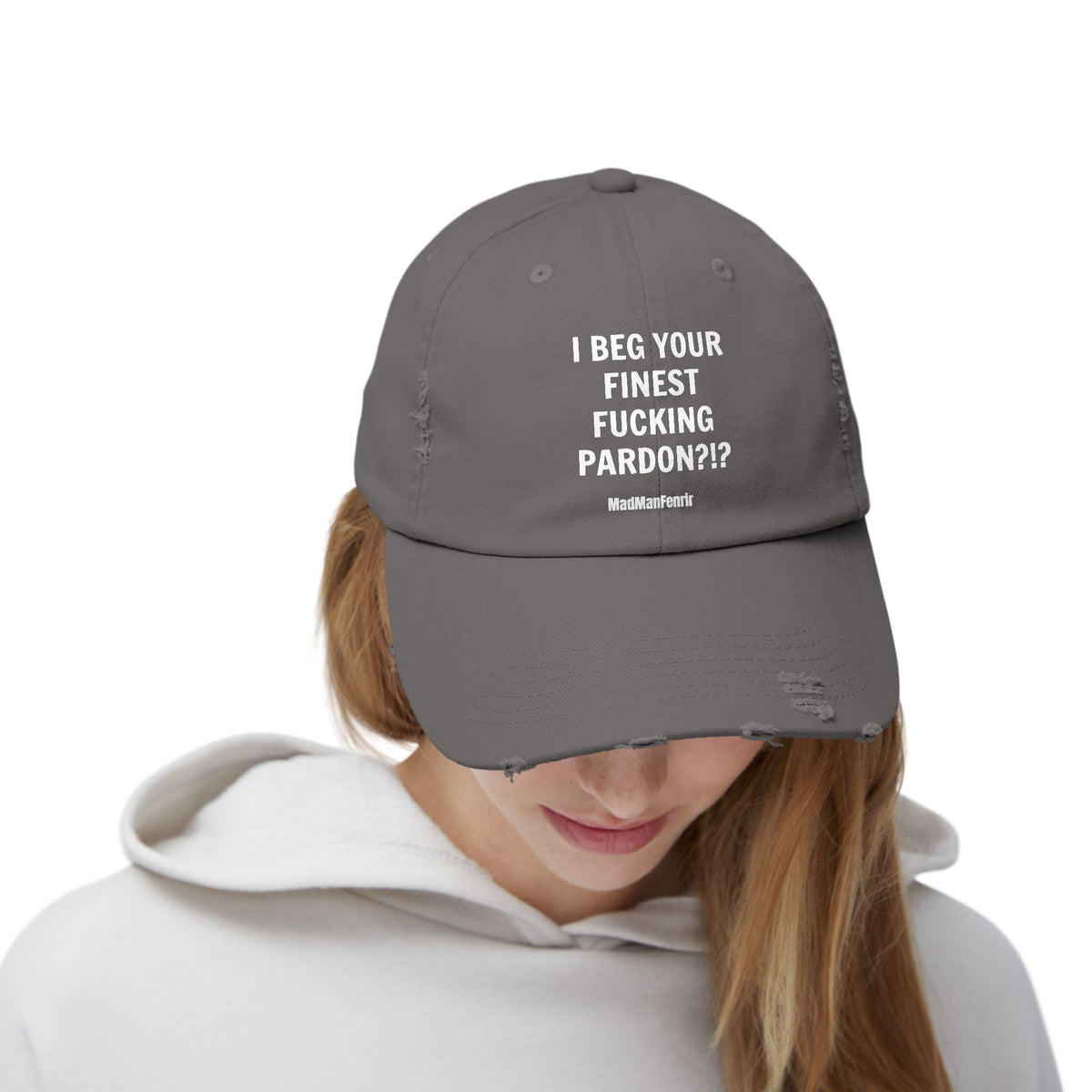 I BEG YOUR FINEST FUCKING PARDON?!? Vintage Cap Hat