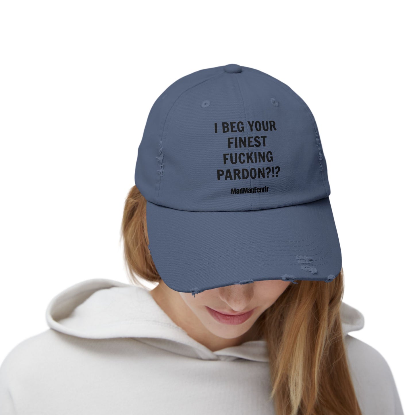 I BEG YOUR FINEST FUCKING PARDON?!? Vintage Cap Hat