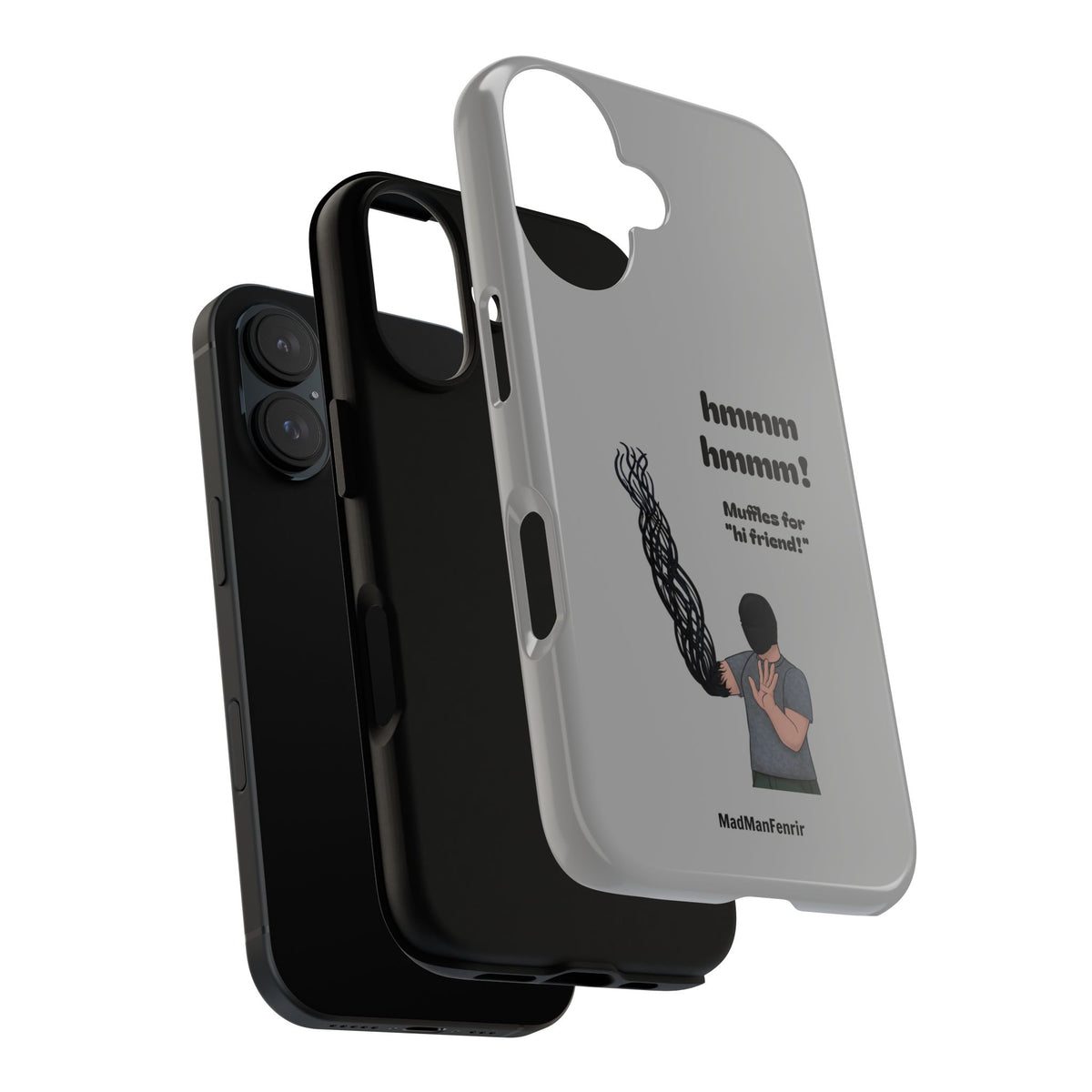 Muffles & The Mimic iPhone or Galaxy Tough Phone Case
