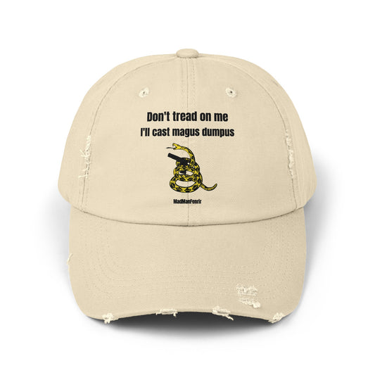 DON'T TREAD ON ME I'LL CAST MAGUS DUMPUS Vintage Cap Hat